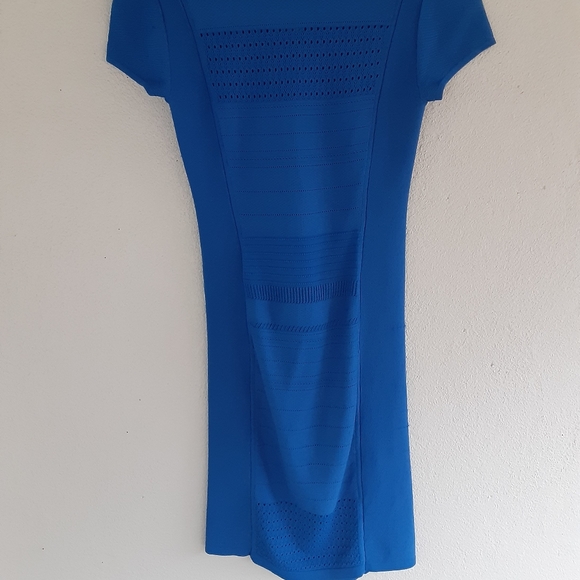 BCBG Maxazria Bandage Electric Blue Dress S - Picture 4 of 12